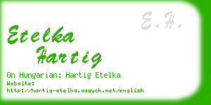 etelka hartig business card